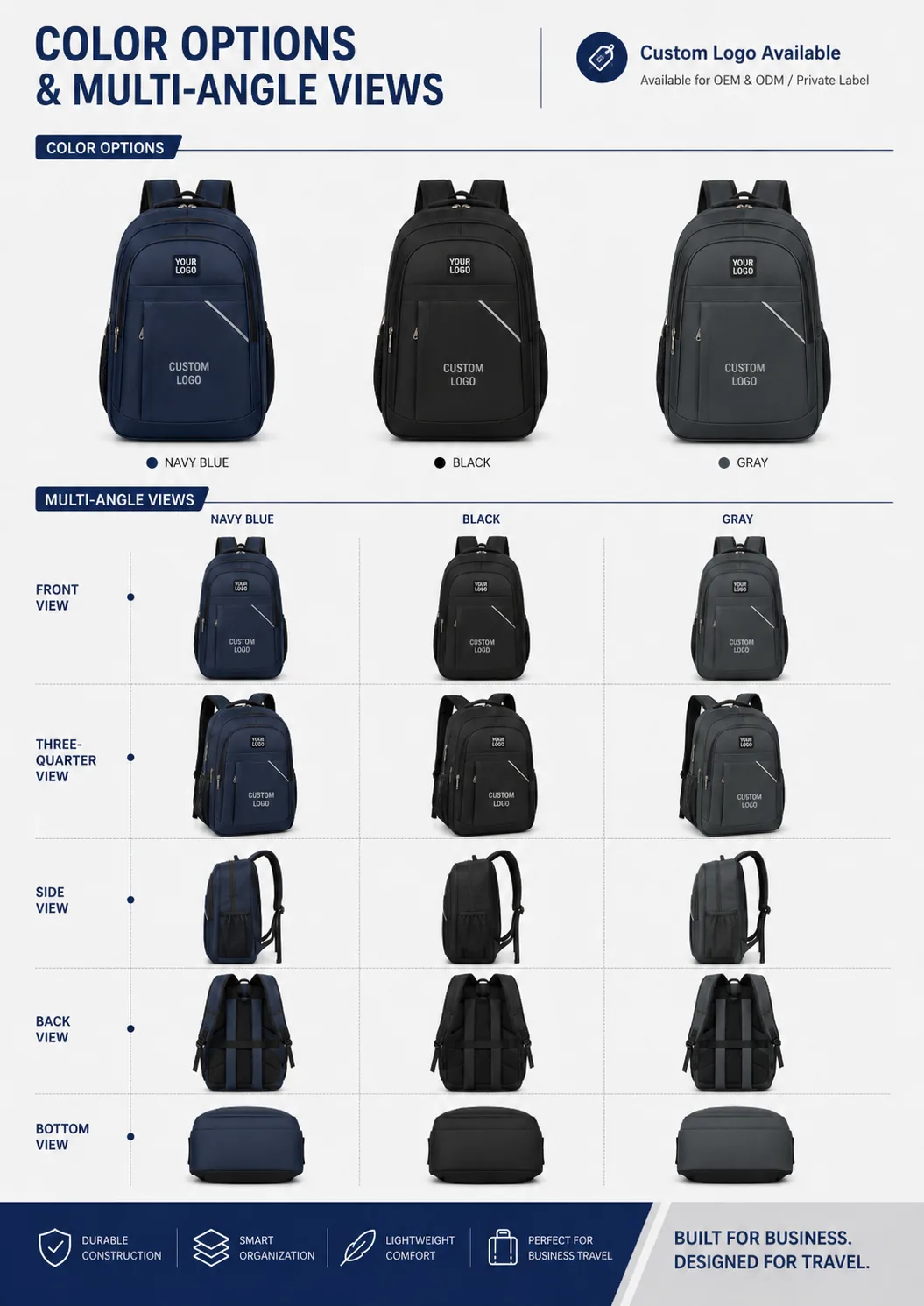 Business Travel Backpack product detail image 5