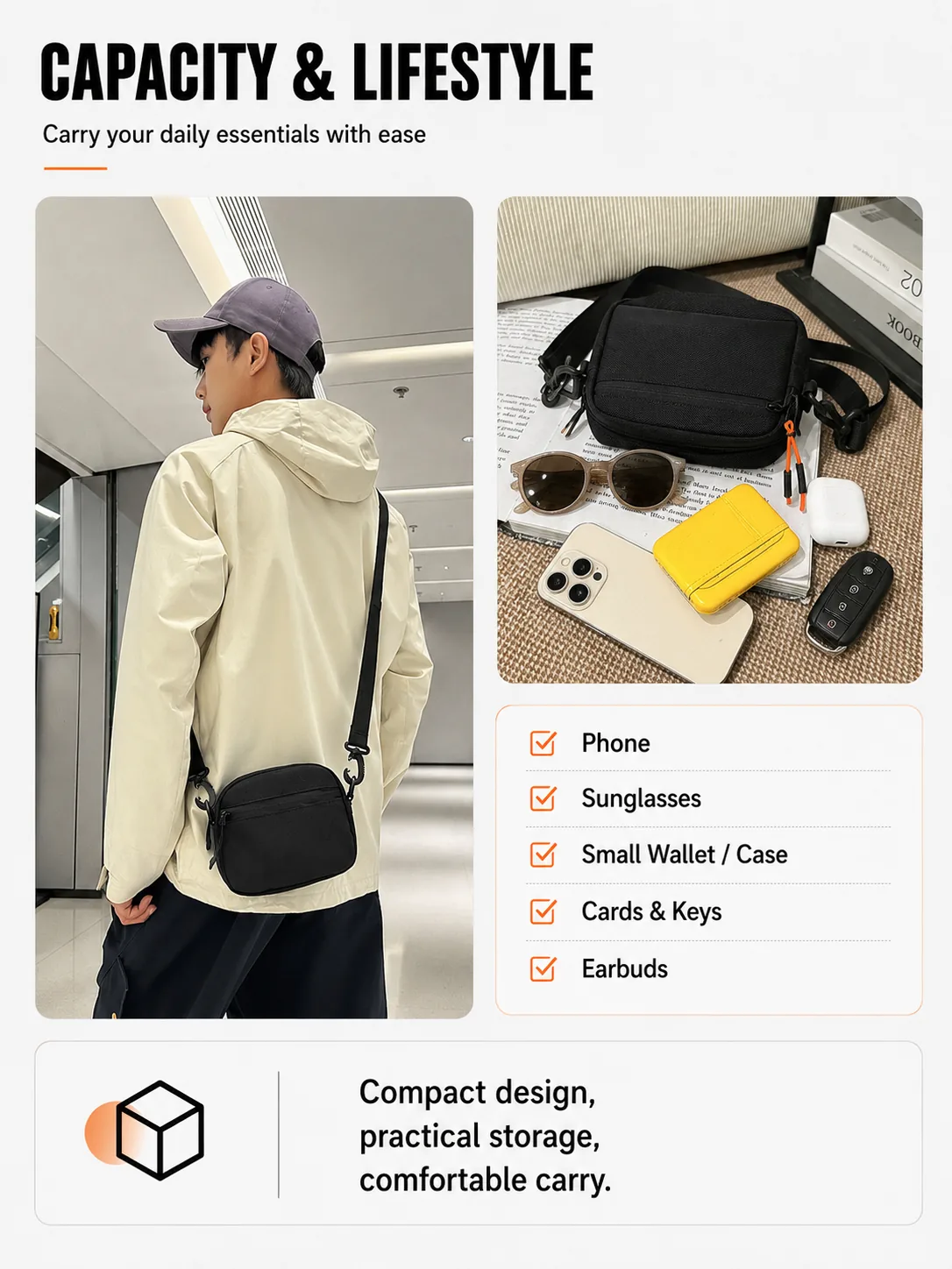 Custom Mini Crossbody Bag product detail image 4