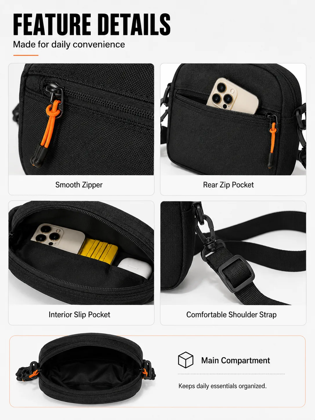 Custom Mini Crossbody Bag product detail image 5