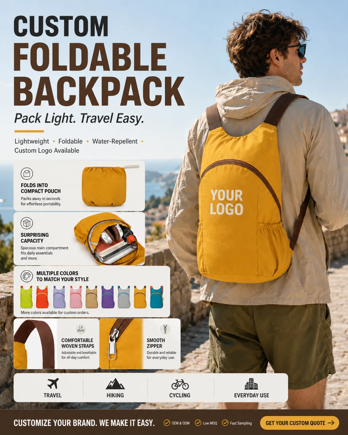 Foldable Lightweight Backpack product detail image 4