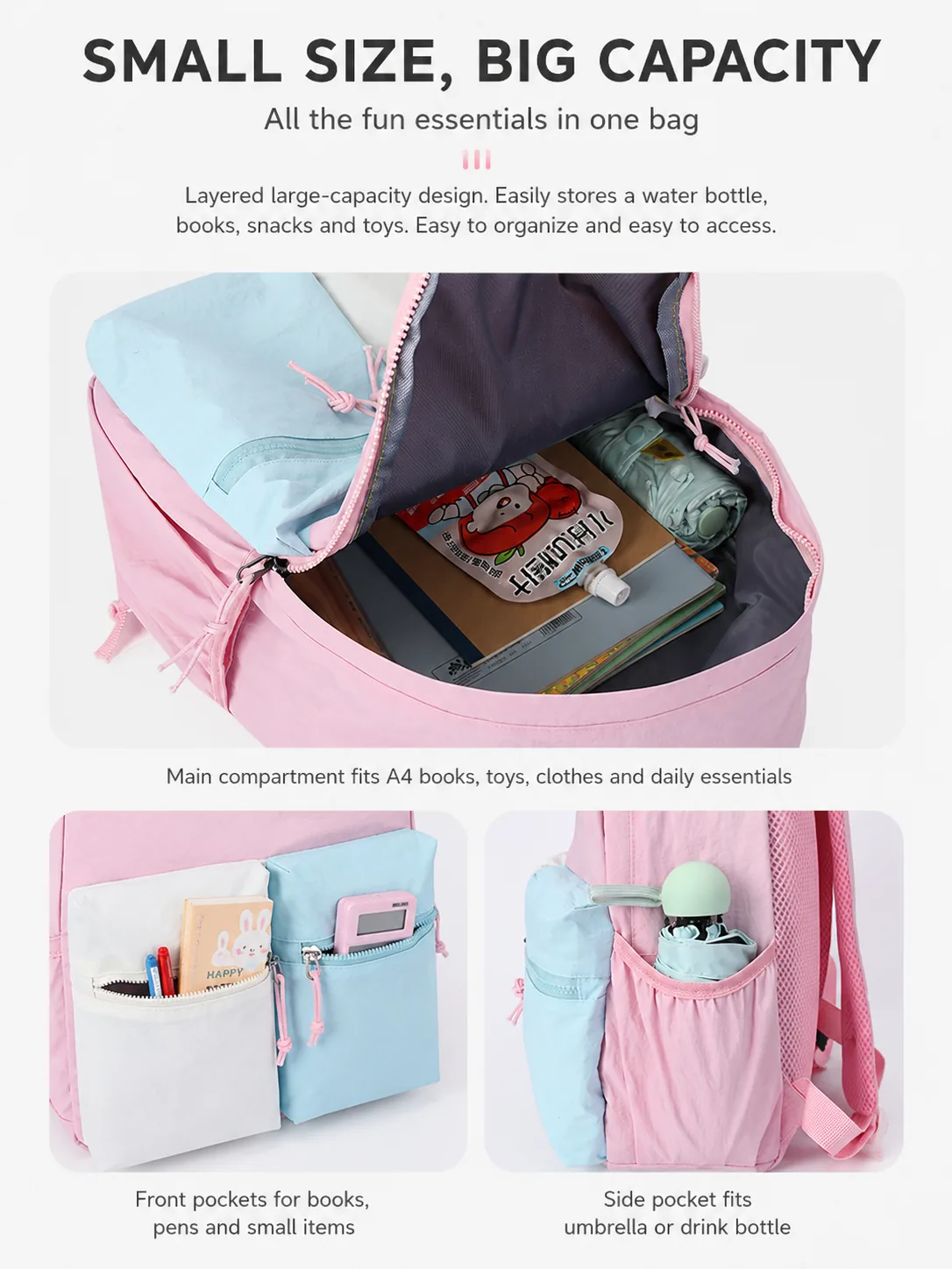 Custom Kids School Backpack product detail image 2