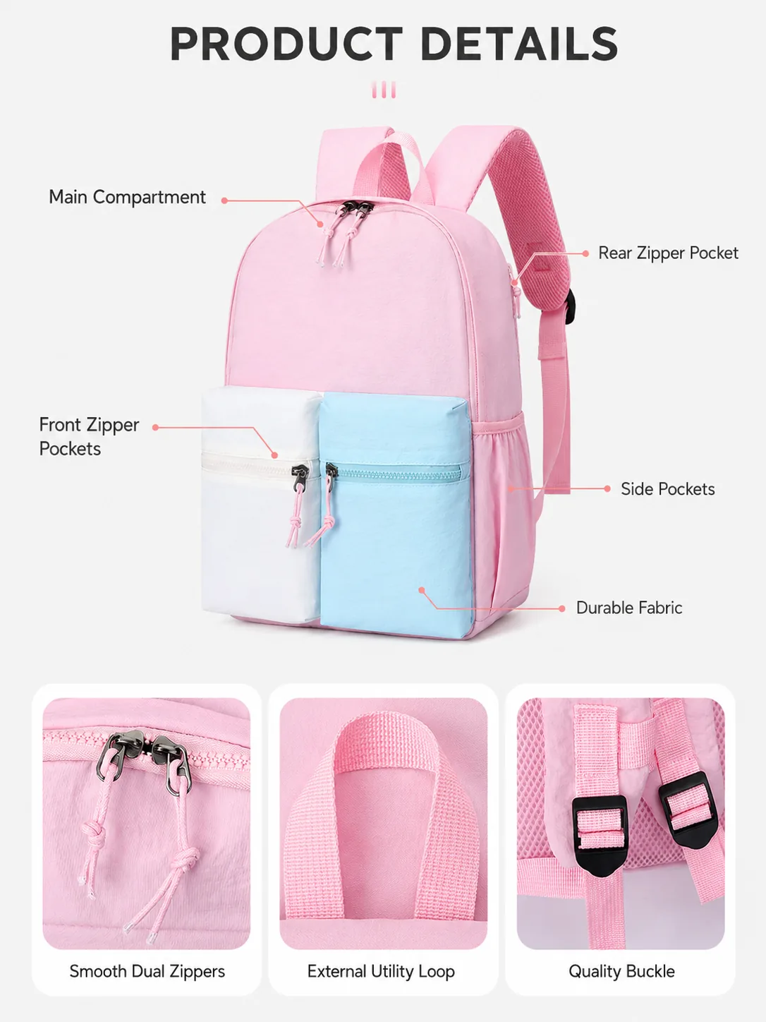 Custom Kids School Backpack product detail image 3